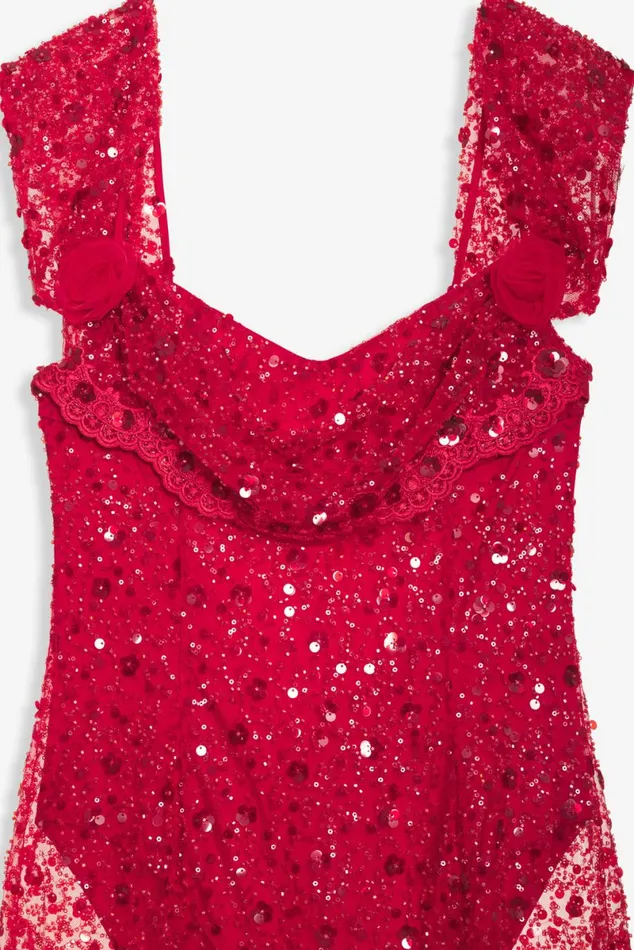 Women Dresses For Love and Lemons Amara Maxi Dress Red Women Dresses For Love and Lemons Amara Maxi Dress Red