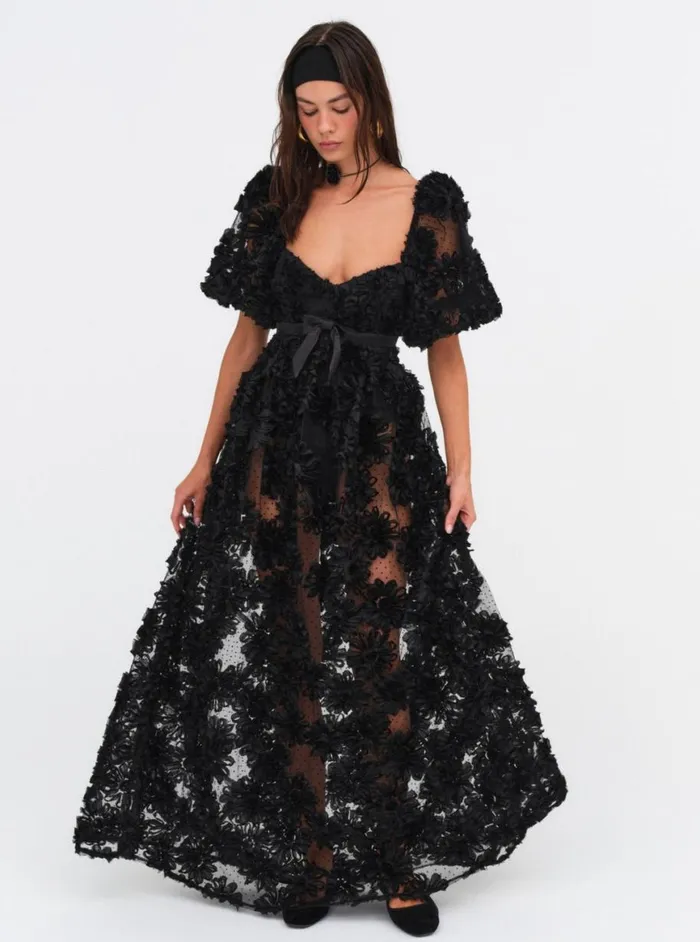 Women Dresses For Love and Lemons Astrid Maxi Dress Black