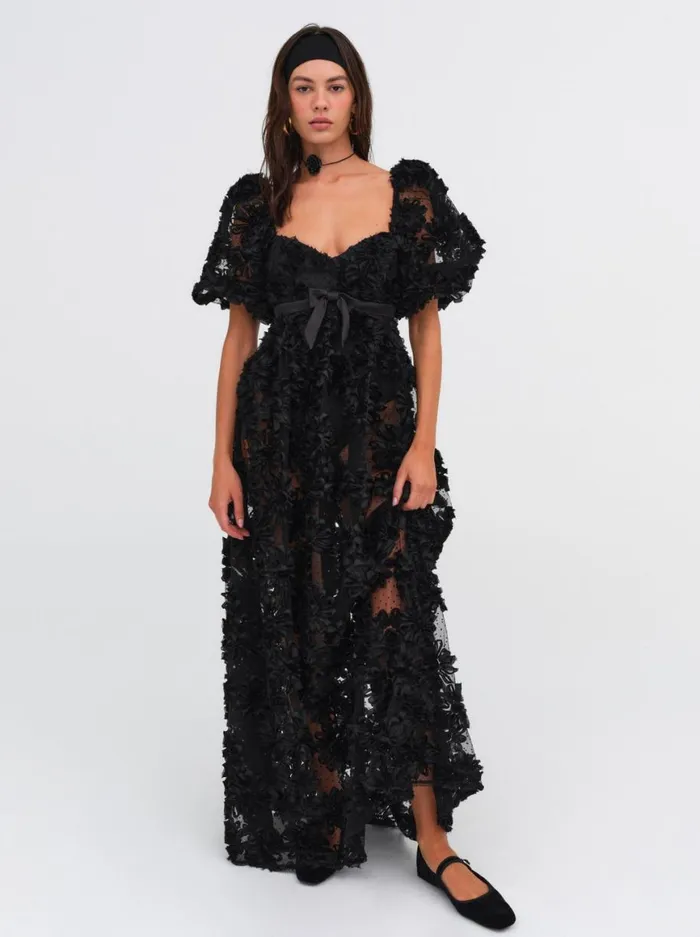 Women Dresses For Love and Lemons Astrid Maxi Dress Black