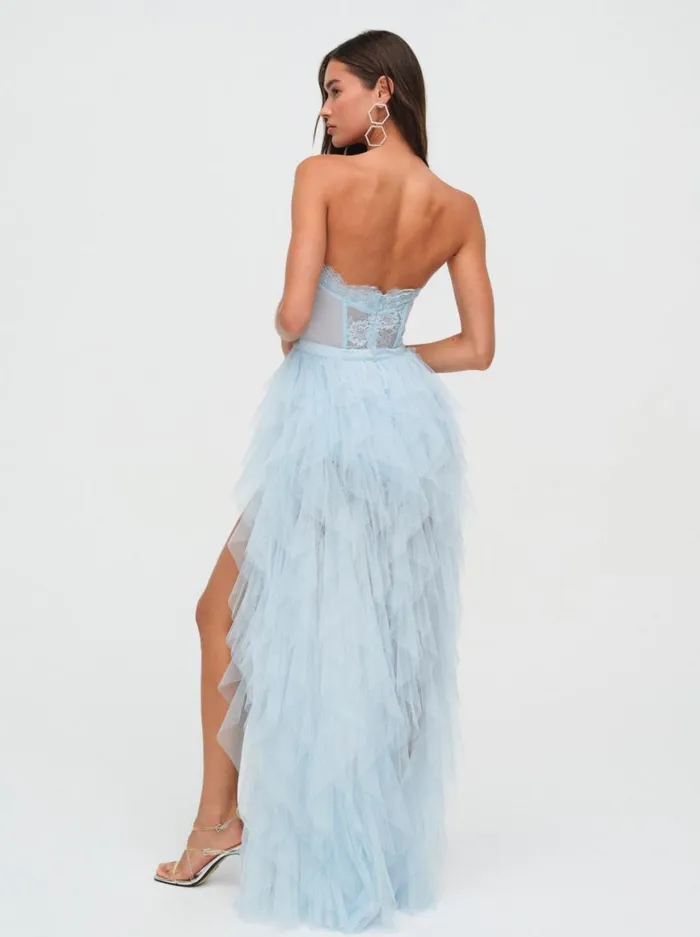 Women Dresses For Love and Lemons Bustier Gown Blue Women Dresses For Love and Lemons Bustier Gown Blue