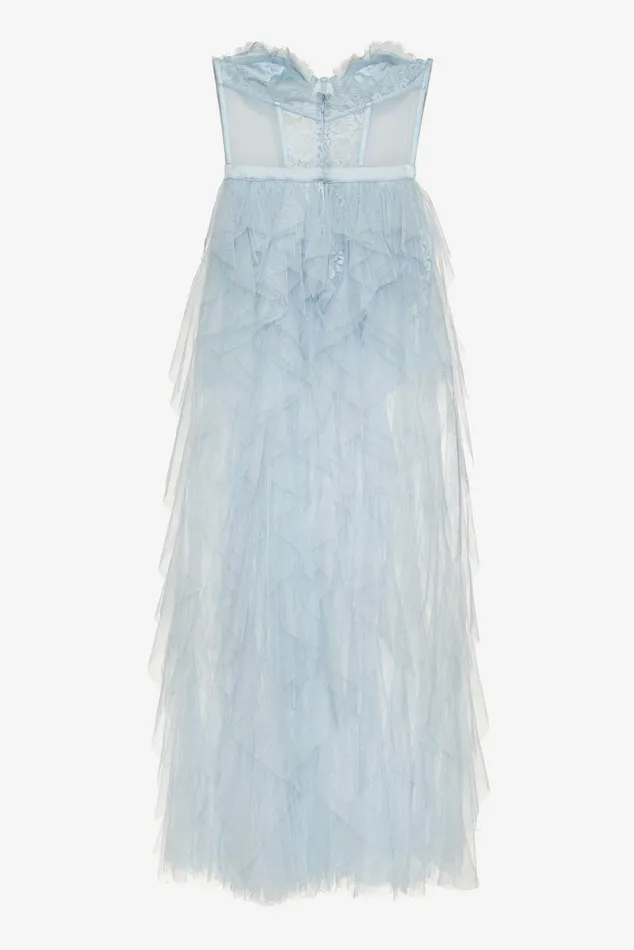 Women Dresses For Love and Lemons Bustier Gown Blue Women Dresses For Love and Lemons Bustier Gown Blue