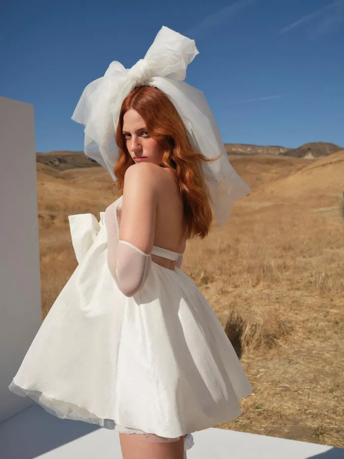 Women Dresses For Love and Lemons Clara Mini Dress White