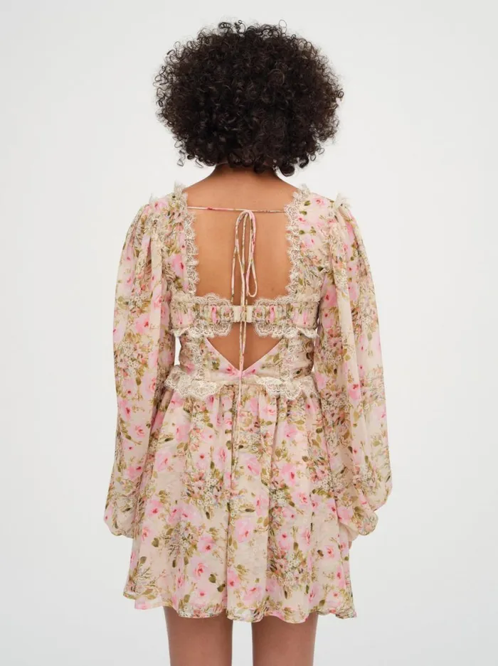 Women Dresses For Love and Lemons Emmaline Mini Dress Yellow