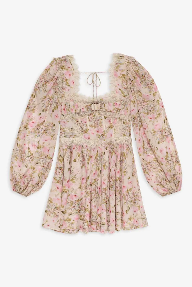 Women Dresses For Love and Lemons Emmaline Mini Dress Yellow