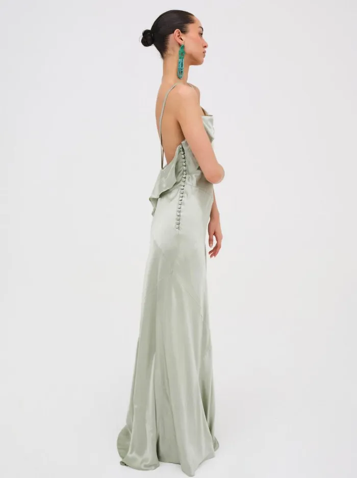 Women Dresses For Love and Lemons Jewel Maxi Dress Sage