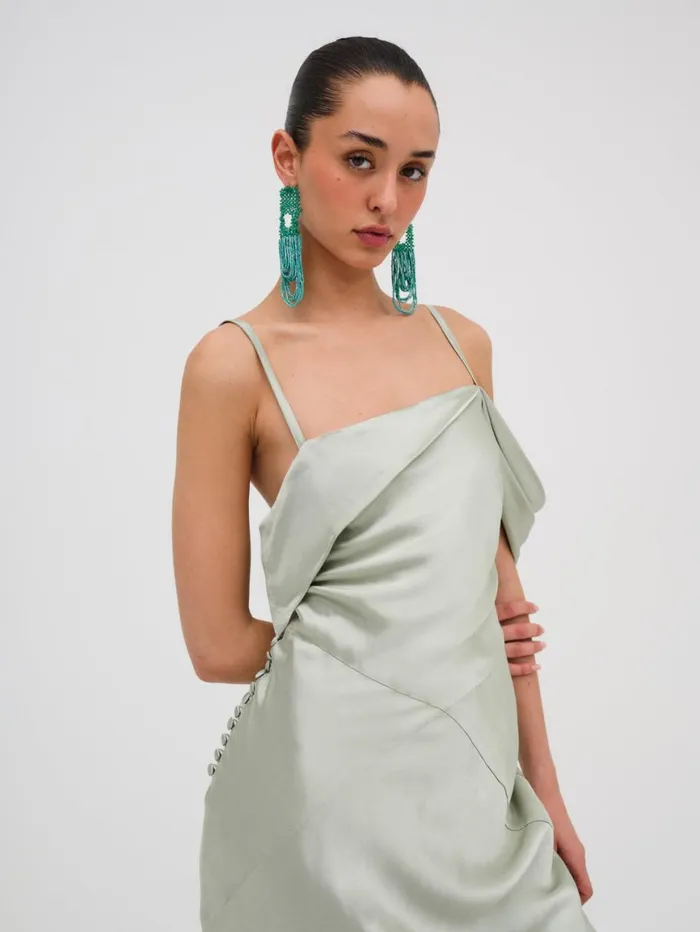 Women Dresses For Love and Lemons Jewel Maxi Dress Sage