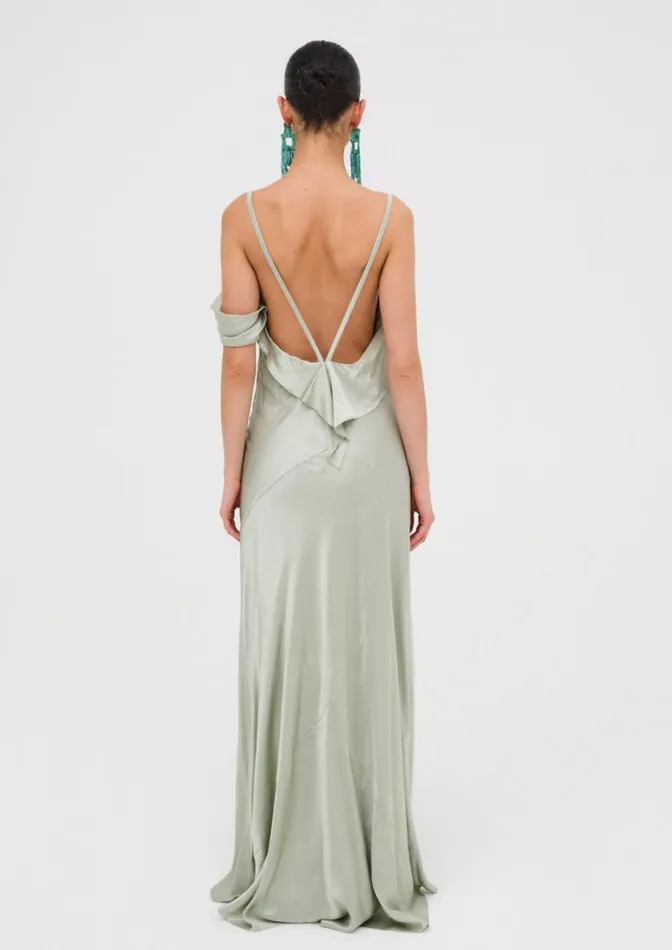 Women Dresses For Love and Lemons Jewel Maxi Dress Sage