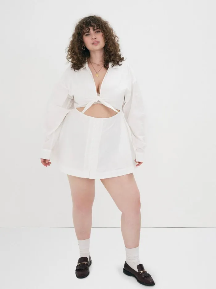 Women Dresses For Love and Lemons Jocelyn Mini Dress White