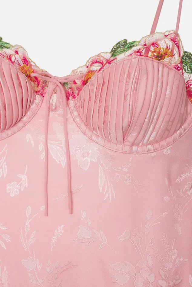 Women Dresses For Love and Lemons Lola Midi Slip Dress Pink Women Dresses For Love and Lemons Lola Midi Slip Dress Pink