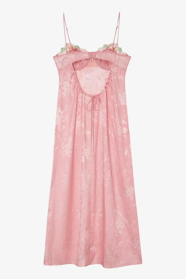 Women Dresses For Love and Lemons Lola Midi Slip Dress Pink Women Dresses For Love and Lemons Lola Midi Slip Dress Pink