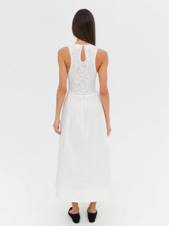 Women Dresses For Love and Lemons Mandy Midi Dress White Women Dresses For Love and Lemons Mandy Midi Dress White