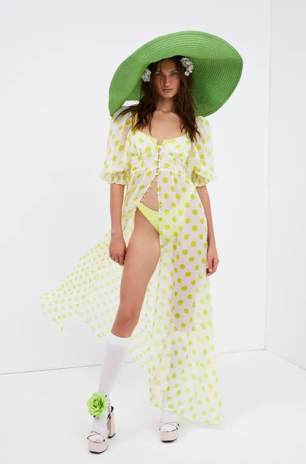 Women Dresses For Love and Lemons Megan Maxi Dress Green