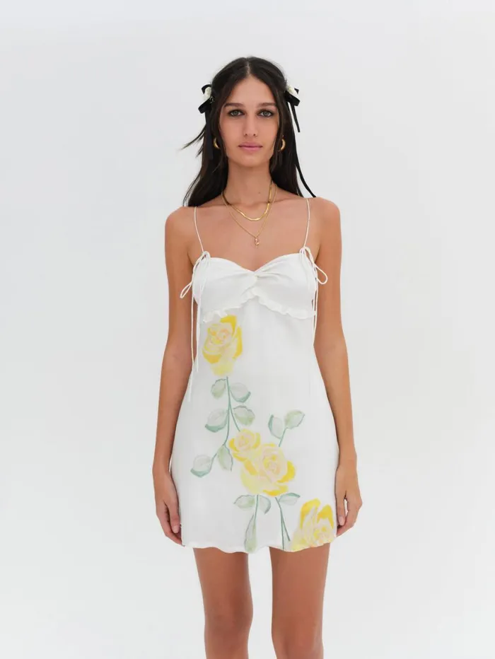 Women Dresses For Love and Lemons Millie Mini Dress White