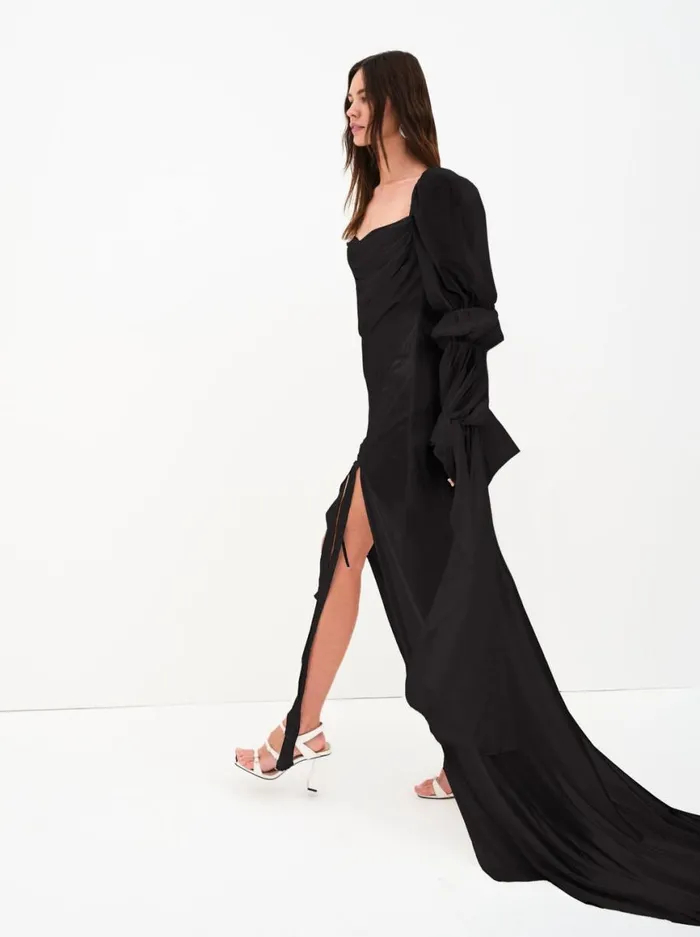 Women Dresses For Love and Lemons Willow Gown Black Women Dresses For Love and Lemons Willow Gown Black