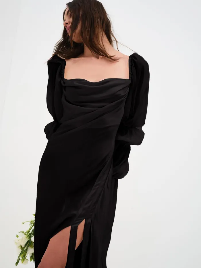 Women Dresses For Love and Lemons Willow Gown Black Women Dresses For Love and Lemons Willow Gown Black