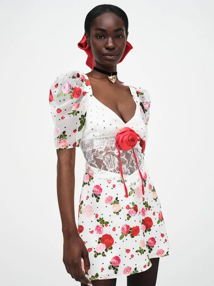 Women Dresses For Love and Lemons Wynter Mini Dress White