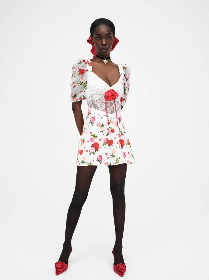 Women Dresses For Love and Lemons Wynter Mini Dress White