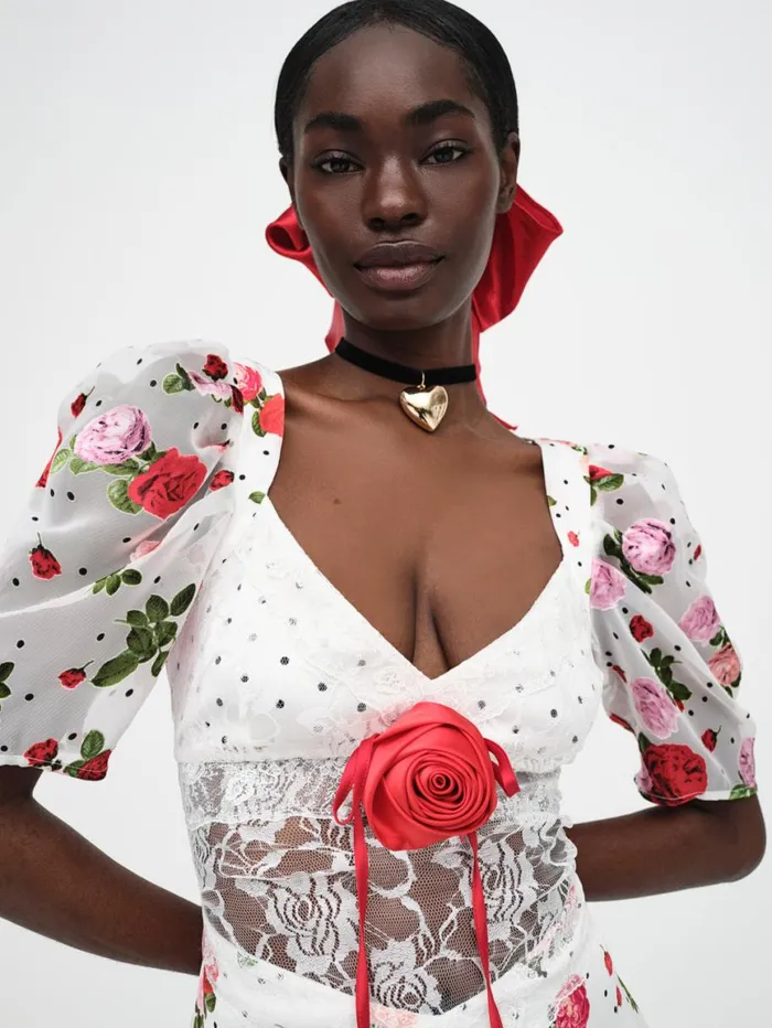 Women Dresses For Love and Lemons Wynter Mini Dress White