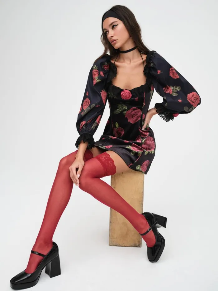 Women Dresses For Love and Lemons Yara Mini Dress Black