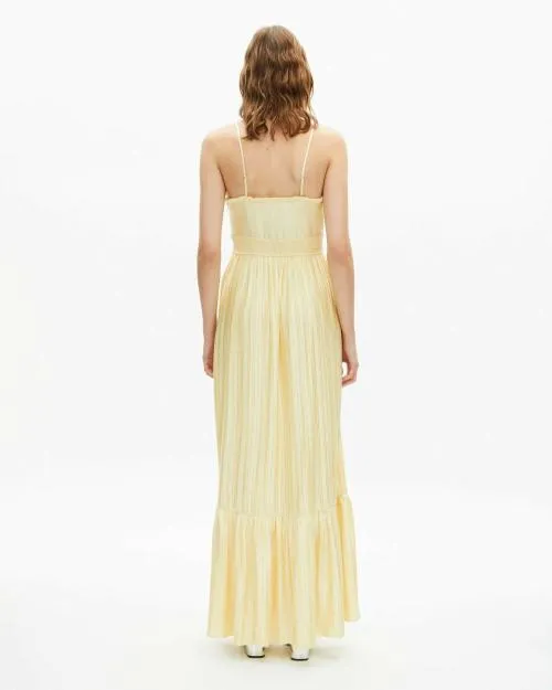 Women Dresses The Kooples Long Yellow Dress Yellow