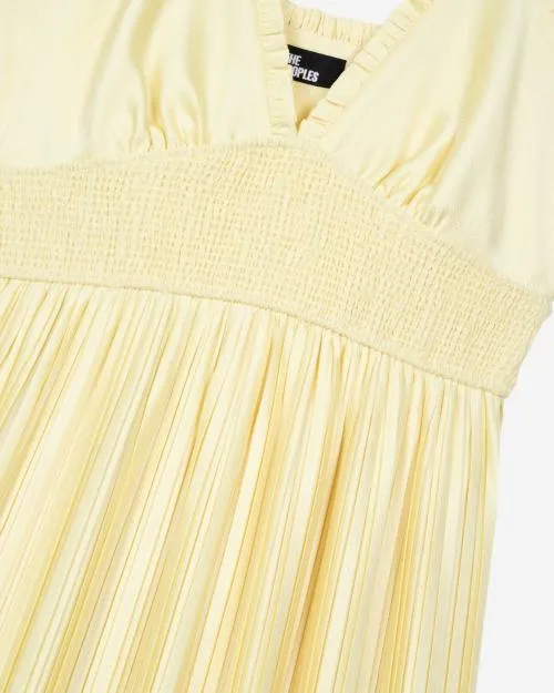 Women Dresses The Kooples Long Yellow Dress Yellow