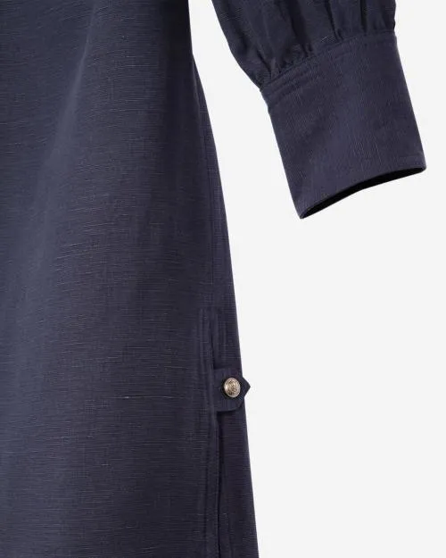Women Dresses The Kooples Short Navy Blue Dress Navy