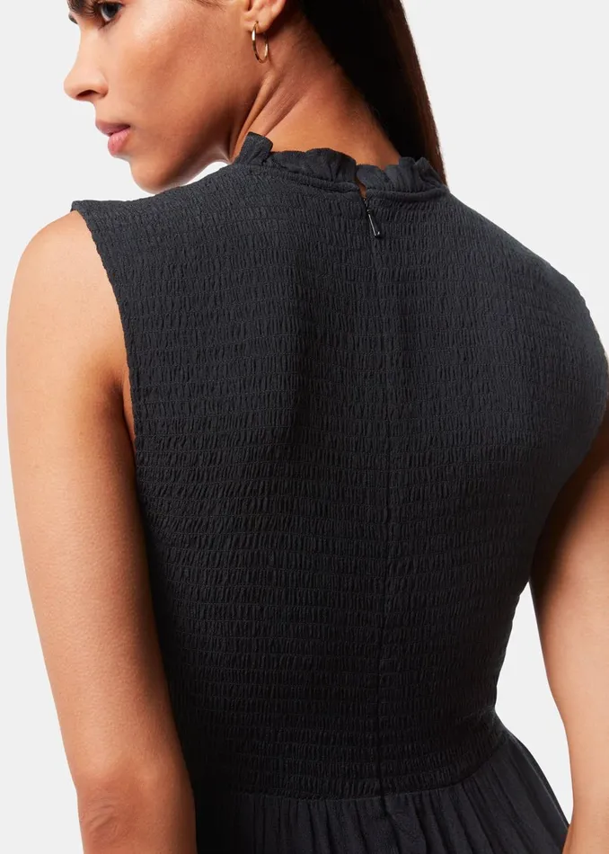 Women Dresses Whistles Black Heidi Shirred Bodice Dress