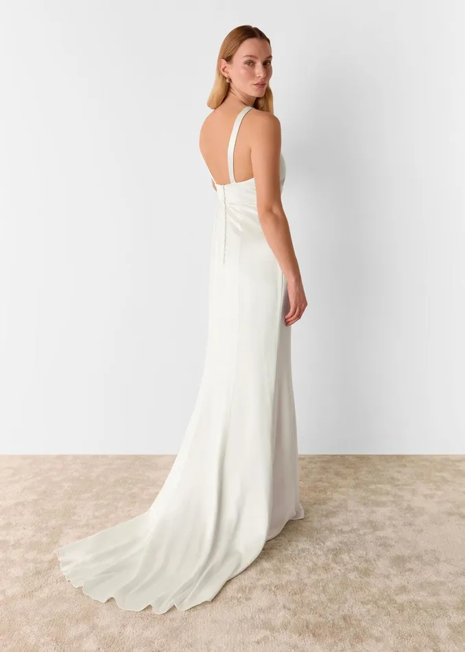 Women Dresses Whistles Ivory Lina Satin Wedding Dress