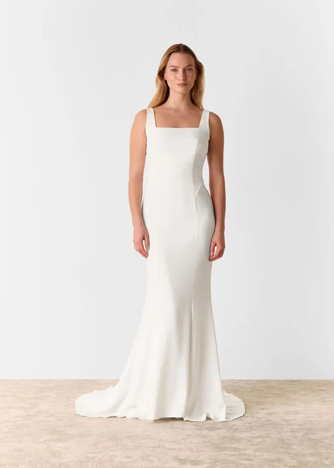 Women Dresses Whistles Ivory Mia Square Neck Wedding Dress