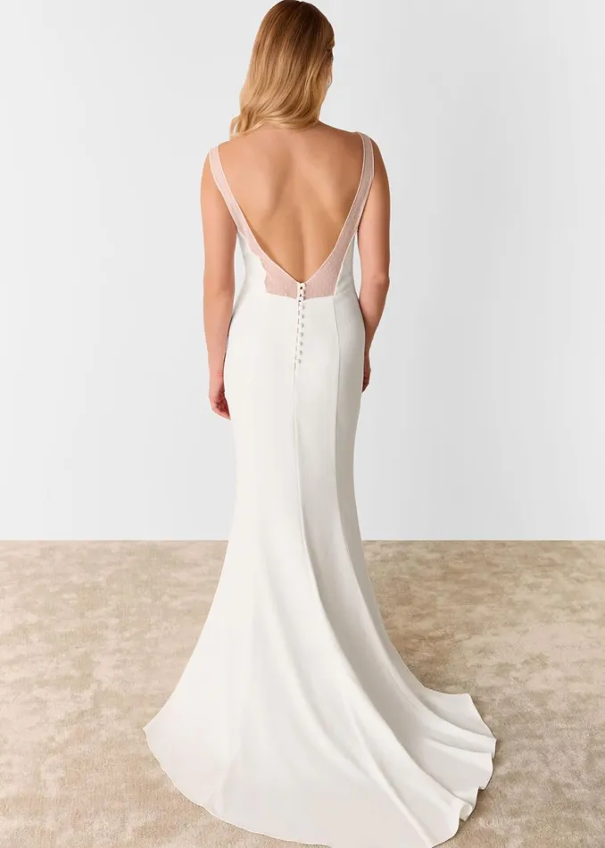 Women Dresses Whistles Ivory Mia Square Neck Wedding Dress