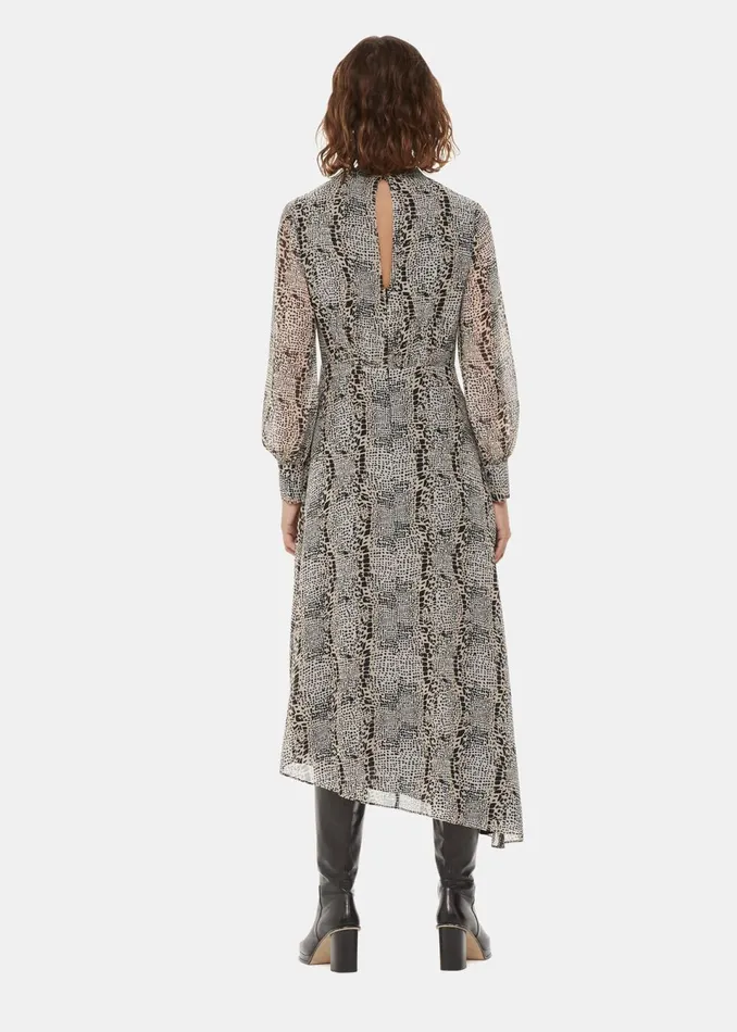 Women Dresses Whistles Multicolour Optical Snake Meg Dress