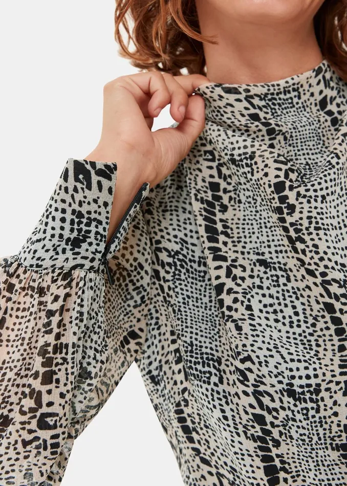 Women Dresses Whistles Multicolour Optical Snake Meg Dress