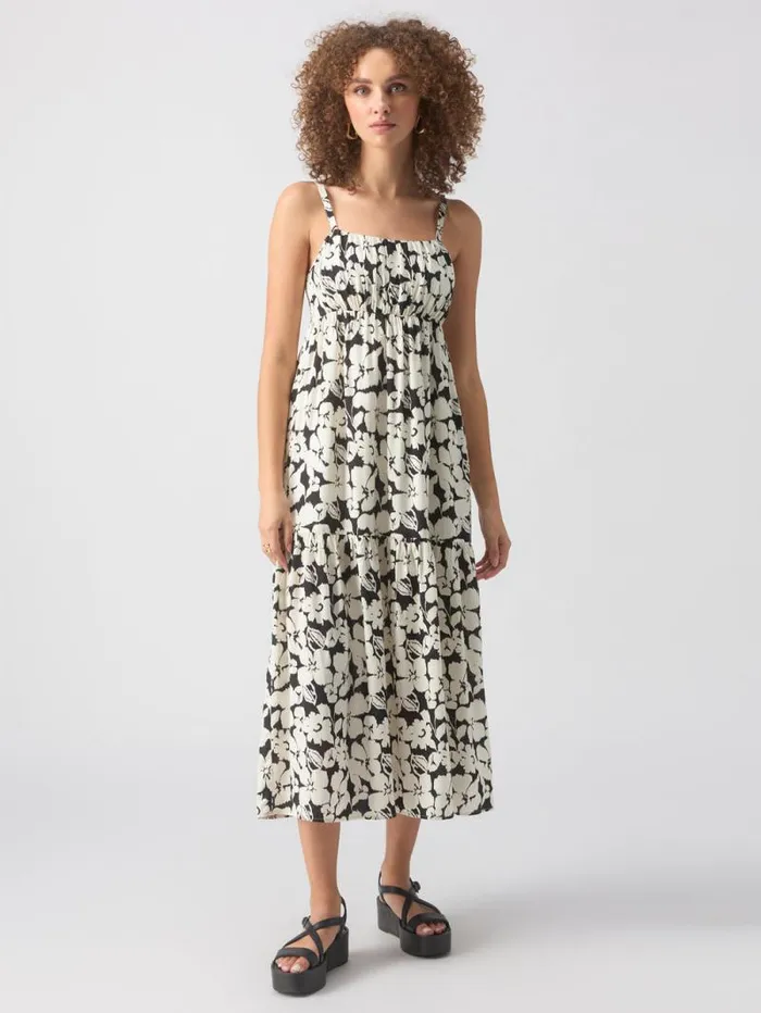 Women Dropped Seam Maxi Dress Echo Blooms Sanctuary Clothing Dresses and Jumpsuits
