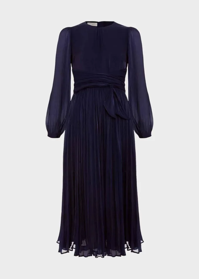 Women Elina Dress Midnight Navy Hobbs Dresses and Jumpsuits