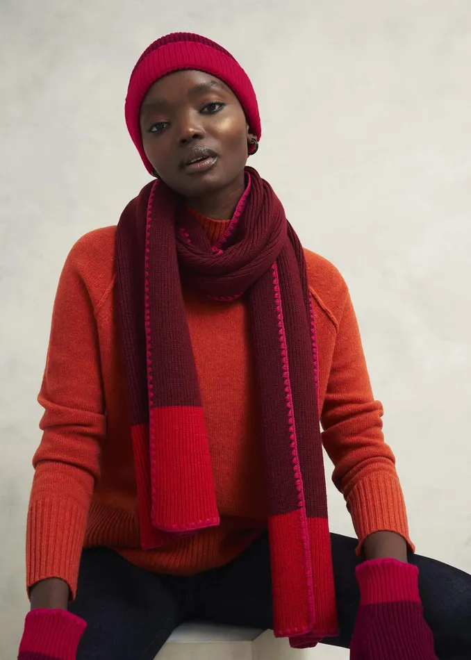 Women Esme Scarf Rhubarb Red Hobbs Scarves