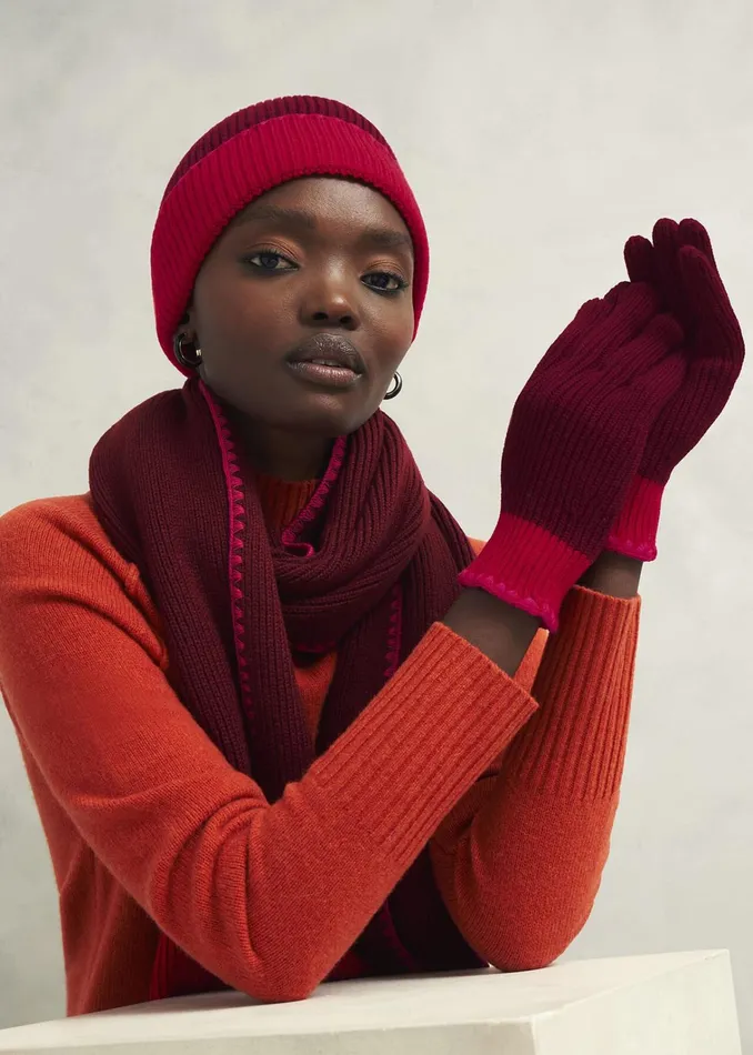 Women Esme Scarf Rhubarb Red Hobbs Scarves
