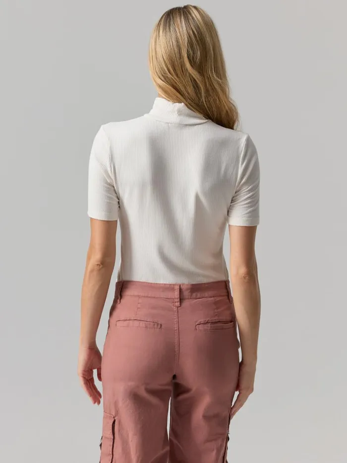 Women Essential Short Sleeve Mock Neck Birch Sanctuary Clothing Sweaters and Cardis Women Essential Short Sleeve Mock Neck Birch Sanctuary Clothing Sweaters and Cardis