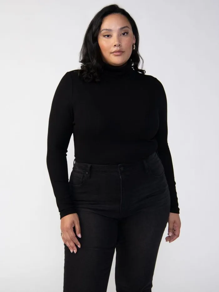 Women Essential Turtleneck Top Black Inclusive Collection Sanctuary Clothing Inclusive Women Essential Turtleneck Top Black Inclusive Collection Sanctuary Clothing Inclusive