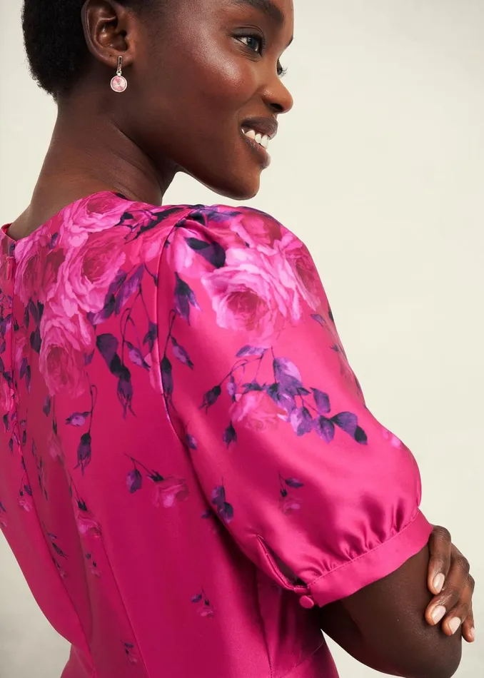 Women Evangeline Dress Pink Multi Hobbs Dresses and Jumpsuits