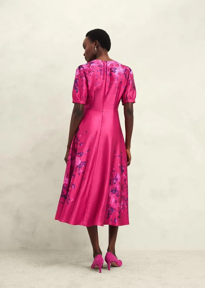 Women Evangeline Dress Pink Multi Hobbs Dresses and Jumpsuits
