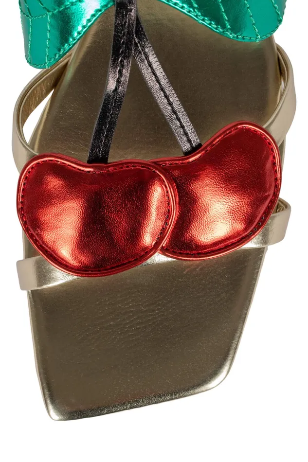 Women Flat Jeffrey Campbell CEREZA Gold Multi