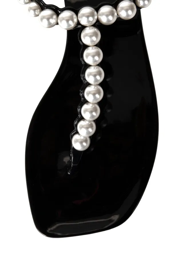 Women Flat Jeffrey Campbell PEARLESQUE Natural Shiny