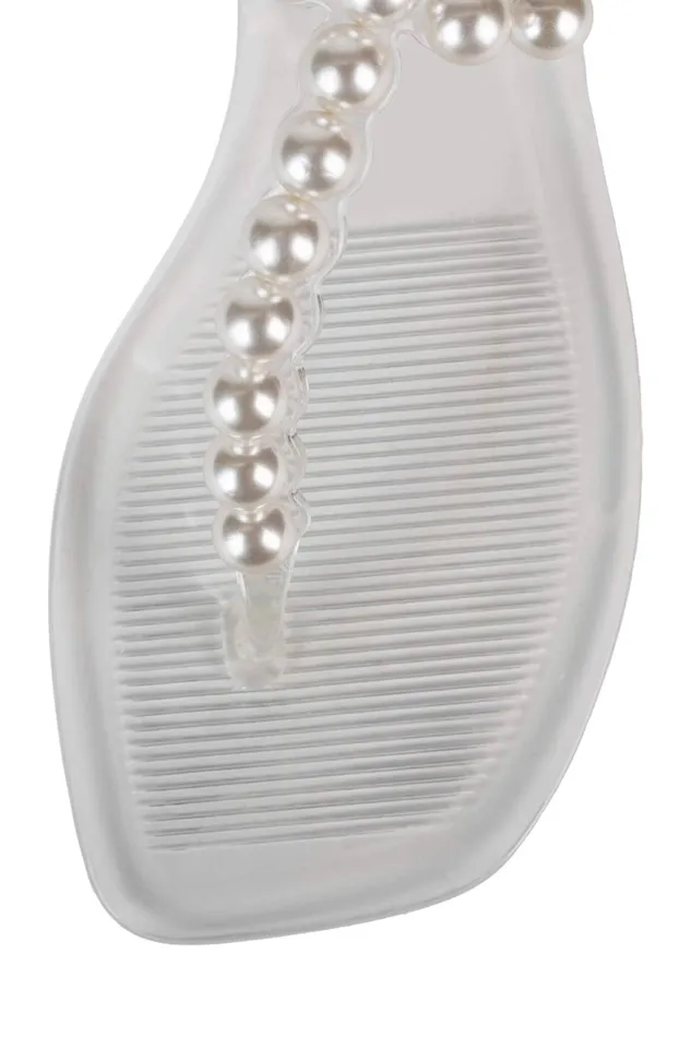 Women Flat Jeffrey Campbell PEARLESQUE Natural Shiny