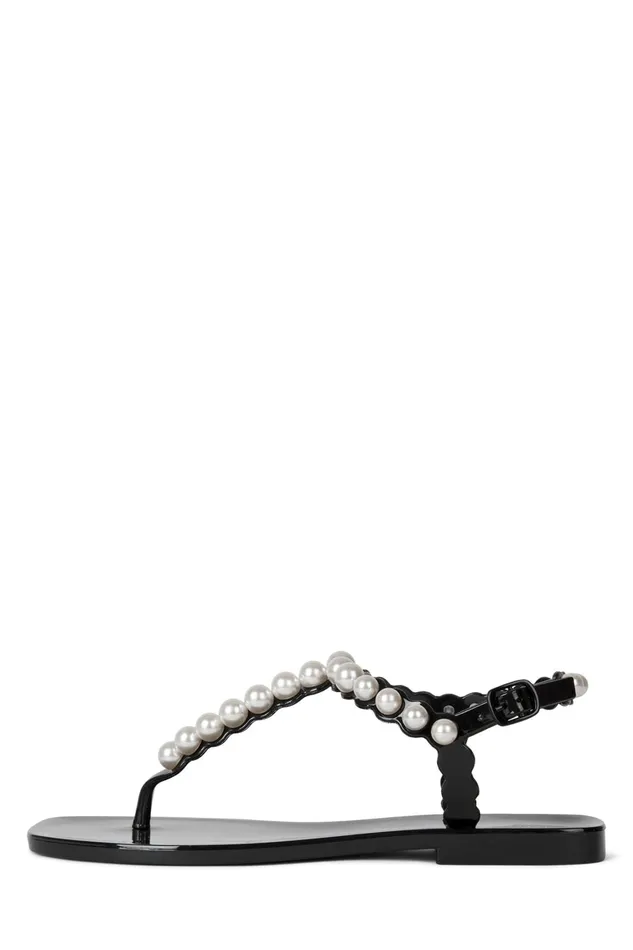 Women Flat Jeffrey Campbell PEARLESQUE Natural Shiny