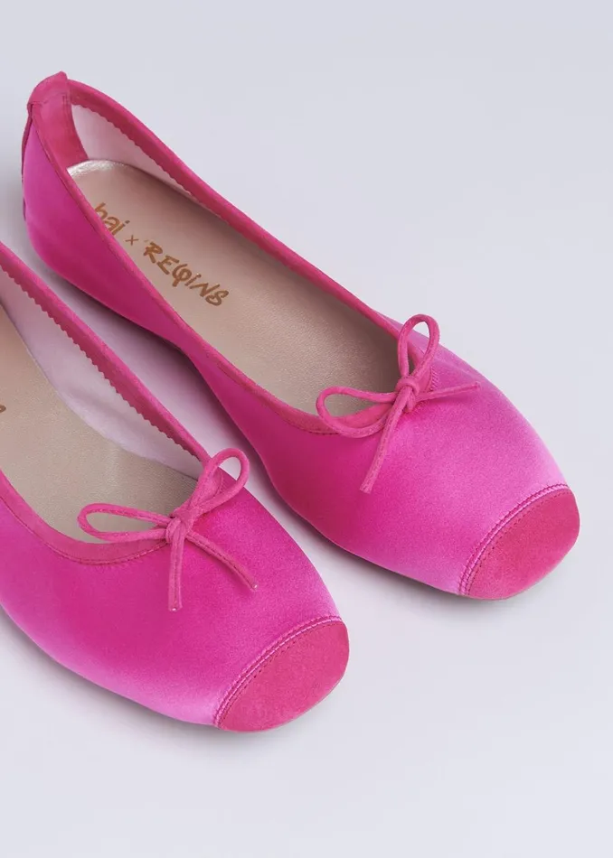 Women Flat Shoes Whistles Pink Hai Ballerina Pump