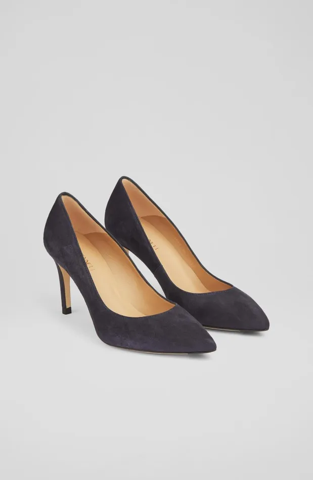 Women Floret Navy Suede Pointed Toe Courts Navy Blue LKBennett Court Shoes Women Floret Navy Suede Pointed Toe Courts Navy Blue LKBennett Court Shoes