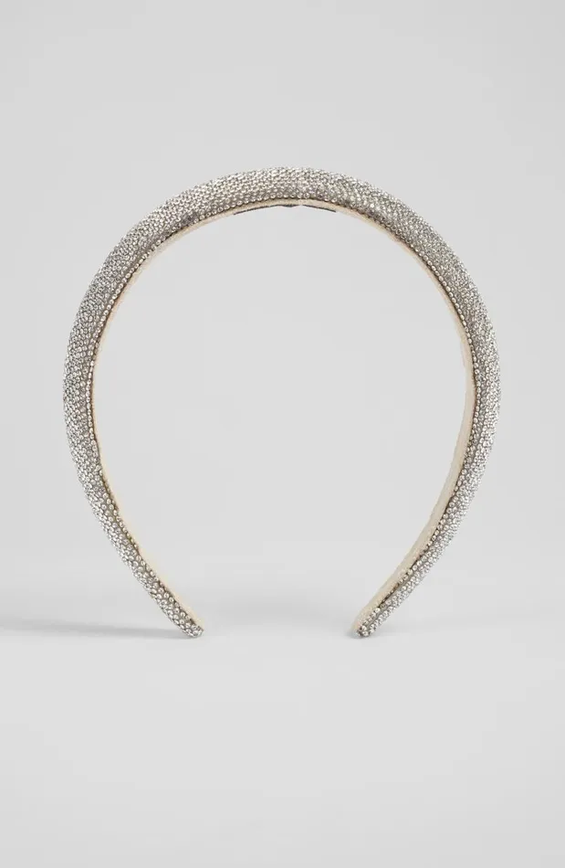 Women Gala Clear Crystal Headband LKBennett Hair Accessories