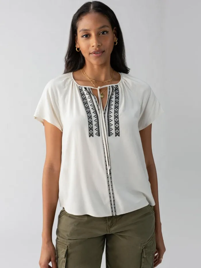 Women Golden Dream Top Birch Sanctuary Clothing Tees and Tops