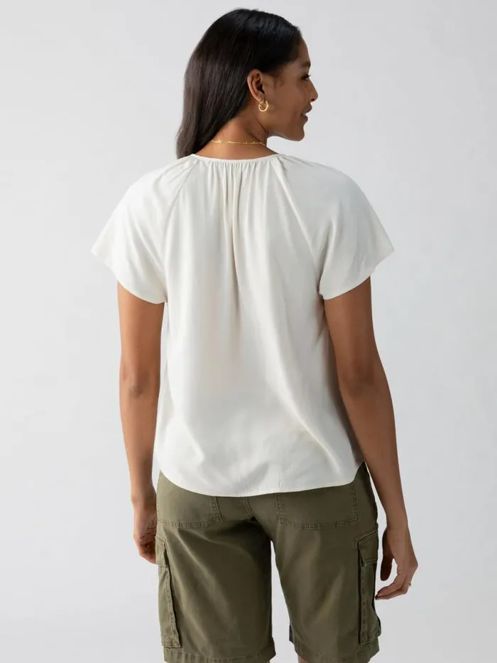 Women Golden Dream Top Birch Sanctuary Clothing Tees and Tops