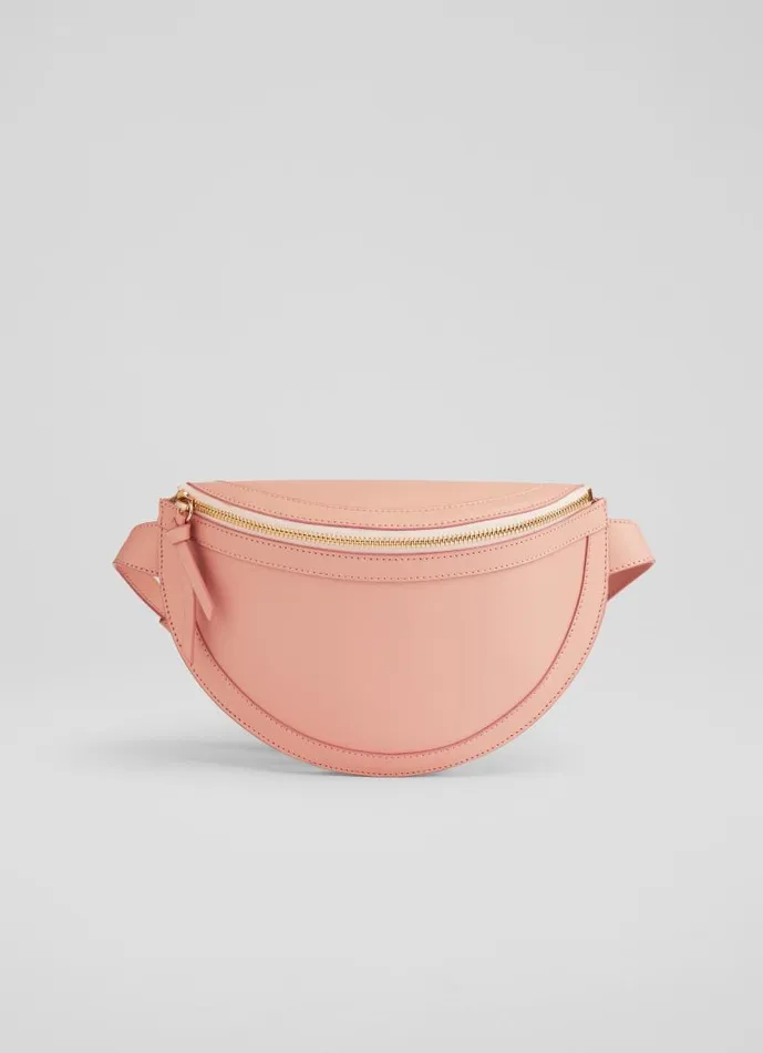 Women Greta Pink Leather CrossBody Bag LKBennett CrossBody Bags